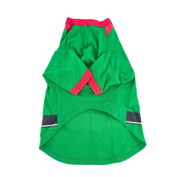 Elf Dog Costume Christmas Outfit XL Green & Red With Belt Design For Large Dogs - Picture 13 of 14
